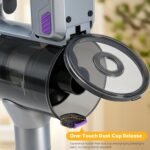 NEWBULIG Cordless Vacuum Cleaner, Removable Stick Vacuum with LED Touch Screen, Self-Standing, 35Mins Runtime, Lightweight Handheld for Pet Hair, Hard Floor, Carpet - Image 5