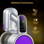NEWBULIG Cordless Vacuum Cleaner, Removable Stick Vacuum with LED Touch Screen, Self-Standing, 35Mins Runtime, Lightweight Handheld for Pet Hair, Hard Floor, Carpet - Image 6