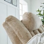 Signature Design by Ashley Tip-Off Classic Wall Hugger Power Reclining Sofa with Adjustable Headrest and USB Ports, Light Brown - Image 15