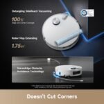 DREAME Aqua10 Ultra Roller Robot Vacuum and Mop & 30,000Pa Suction, Self-Cleaning Dock & Extending Roller Mop, Heat-Washes & Dries, Carpet Protection, AI Camera & LiDAR Avoidance Tech, Voice Control - Image 7