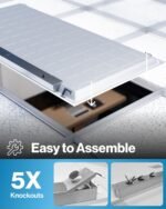 Sunco 48 Pack 2x4 LED Flat Panel Light Drop Ceiling Office Shop Commercial Warehouse Fixture, 6500 Lumens, Selectable Features, 30W/40W/50W, 4000K/5000K/6000K, Dimmable (0-10V), Dustproof ETL - Image 4