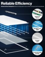 Sunco 48 Pack 2x4 LED Flat Panel Light Drop Ceiling Office Shop Commercial Warehouse Fixture, 6500 Lumens, Selectable Features, 30W/40W/50W, 4000K/5000K/6000K, Dimmable (0-10V), Dustproof ETL - Image 6