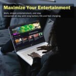 HP Stream 14" HD Laptop, Intel Processor N150, 4GB RAM, 128GB UFS, Intel Graphics, Copilot, Fast Charge, Wi-Fi 6, Windows 11 S, Sky Blue (Renewed) - Image 6