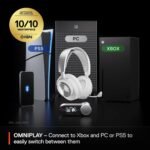 SteelSeries Arctis Nova Pro Wireless Xbox Multi-System Gaming Headset - Neodymium Magnetic Drivers - Active Noise Cancellation - Infinity Power System - Xbox, PC, PS5, PS4, Switch, Mobile - White - Image 3