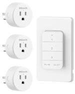 Remote Control Outlet, WILAWELS Wireless Light Switch with Magnetic Base, On Off Remote Outlet Switch for Lights, Lamps, 100ft RF Range, 15A/1875W, Pre-Programmed, 1 Remote for 3 Plugs W09RC1306 - Image 10