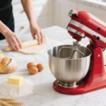 3-Piece Stainless Steel Mixer Attachment Kit for KitchenAid 4.5/5 QT Tilt-Head Mixers, K45WW Wire Whip, K45DH Dough Hook & K45B Coated Flat Beater, Baking Essentials Set, Dishwasher Safe - Image 8