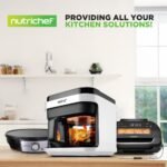Nutrichef 5.8 Quart Air Fryer | 8-1 Preset Cook Modes | Transparent Fry Bowl for Best Cooking Results | Cook Shrimp, Steak, Fries, Wings, Chicken & More | Precise Temperature Control & Time | White - Image 8