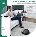 Robot Vacuum and Mop Combo with Smart 3D Avoidance | 2 in 1 Mopping Robotic Vacuum Cleans Hard Floors & Carpets | Powerful Suction & Tangle-Free for Pet Hair | App/Wi-Fi/Alexa, Self-Charging - Image 3