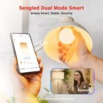 Sengled Dual Mode Smart Light Bulbs with Remote & App Control, LED Bulbs 2700K-6500K Dimmable, Remote Control Light Bulbs 60W Equiv, Local Group Control (4P No Remote, No Support Alexa & Google) - Image 3
