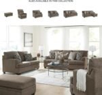 Signature Design by Ashley Stonemeade Casual Right-Arm Facing Sofa Chaise with 4 Toss Pillows, Dark Brown - Image 7