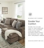 Signature Design by Ashley Stonemeade Casual Right-Arm Facing Sofa Chaise with 4 Toss Pillows, Dark Brown - Image 11