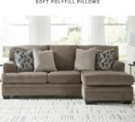 Signature Design by Ashley Stonemeade Casual Right-Arm Facing Sofa Chaise with 4 Toss Pillows, Dark Brown - Image 12