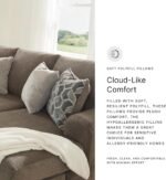 Signature Design by Ashley Stonemeade Casual Right-Arm Facing Sofa Chaise with 4 Toss Pillows, Dark Brown - Image 13