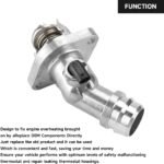 Engine Coolant Thermostat Housing Assembly - Compatible for Hyundai Elantra 2.0L L4 - Gas 2017-2020,for Hyundai Veloster 2.0L L4 - Gas 2017-2020 [Base, Premium] - Replace Part 255002E085 - Image 4