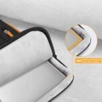 MOSISO 360 Protective Laptop Case 16 inch, 15-15.6 inch Laptop Sleeve Compatible with MacBook Pro 16, HP Acer Dell Lenovo ASUS, Side Open Carrying Case with 4 Zipper Pockets&Handle, Black - Image 4