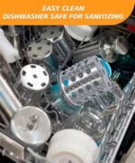 Stainless Steel Salad Maker Attachment for KitchenAid Mixers, Large Slicer Shredder & Cheese Grater Accessories with 4 Blades,Dishwasher Safe - Image 5