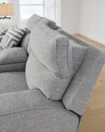 Signature Design by Ashley Biscoe Casual UV Resistant Power Reclining Sofa with Adjustable Headrest and USB Ports, Light Gray - Image 11