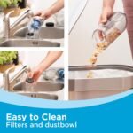 BLACK+DECKER POWERSERIES 16V MAX Stick Vacuum Cordless Rechargeable with LED Lights,Portable Vacuum Cordless, Lightweight, Anti-Tangle, Self-Standing, Multi-Surface, White (BHFEA420J) - Image 5