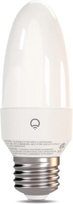 LIFX Color Smart Candle LED Bulb, E26 Base, Wi-Fi RGBW Flame Effect with 26 LED Zones, Dimmable, Flame & Morph Modes, App + Voice Control (Alexa, Google, Siri), 1500K–9000K Tunable White, LFX/ETF - Image 11