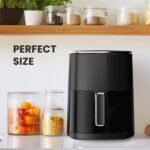 NEWBULIG Air Fryer, 6QT Square Airfryer with Visual Window, 400℉ Fast Heating Air Fryers Oven with Timer, Auto-Off, Non Toxic & Non Stick, Multiple 12 Modes for Roast, Bake, Dehydrate, Fry, Reheat - Image 7