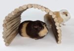 Flexible Wood Hideout - Extra Large - House, Tunnel, Ramp, Bridge, Tube for Guinea Pigs, Ferrets, Hedgehogs, Chinchillas, Small Rabbits, and Other Small Animals - Accessories, Toys, and Supplies - Image 7