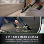 Shark PowerBoost Cordless 2-in-1 Car/Home Handheld PowerVac, Powerful Suction, 40 Minute Runtime, Portable, 3 Cleaning Modes, LED Screen, Furfins Tool, Duster Crevice Tool, Charcoal, BH102 - Image 3