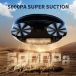 Robot Vacuum and Mop Combo, 5000 Pa Robotic Vacuum Cleaner, 120 Min Max, Super Thin, Quiet, App & Remote Control, Ideal for Hard Floor, Hair, Pet Fur, Self-Charge(G100) - Image 4