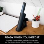 Shark WV410BL WANDVAC Cordless Hand Vacuum, Ultra-Lightweight & Portable with Powerful Suction & Tools for Pets, Designed for Car & Home, Dark Blue - Image 3