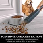Shark WV410BL WANDVAC Cordless Hand Vacuum, Ultra-Lightweight & Portable with Powerful Suction & Tools for Pets, Designed for Car & Home, Dark Blue - Image 4