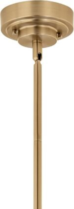Kichler Sycara 6-Light LED Chandelier, Modern Light with Faceted Crystal in Champagne Bronze, Sloped Ceiling Compatible, for Dining or Living Room, Bedroom or Office (19.75" x 36.25"), 52667CPZ - Image 4