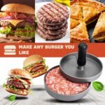 Stainless Steel Meat Grinder for KitchenAid Mixer, Meat Grinders, Sausage Stuffer, Burger Press, For Kitchen Aid Meat Grinder Attachment for KitchenAid Stand Mixer, Dishwasher Safe - Image 3