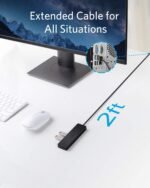 Anker USB Hub 4 Ports, Multiple USB 3.0 Hub, USB Splitter for Laptop, Extender for A Port Laptop, PC, Desktop and More [Charging Not Supported](2ft USB-A) - Image 4