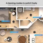 Bagotte Robot Vacuum and Mop Combo, 5000Pa Mopping Robot Vacuum Cleaner with 4-in-1 Robotic Vacuum Cleaner, App & Remote Control, Auto Recharge, WiFi/Alexa/App, Ideal for Hard Floor,Pet Hair - Image 8