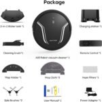 Bagotte Robot Vacuum and Mop Combo, 5000Pa Mopping Robot Vacuum Cleaner with 4-in-1 Robotic Vacuum Cleaner, App & Remote Control, Auto Recharge, WiFi/Alexa/App, Ideal for Hard Floor,Pet Hair - Image 10