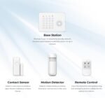 Wireless Home Security System WiFi/4G Home Alarm System with Phone APP Alert | Voice Control | No Subscription Fees | 24/7 Monitoring | Alexa Compatible - Image 3