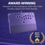 Turtle Beach Victrix Pro KO Leverless All Button Fight Stick, Officially Licensed for Xbox Series X|S, Xbox One, Windows 10/11 PC, Customizable eSports Tournament Ready Arcade Controller, Gray - Image 3