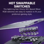 Turtle Beach Victrix Pro KO Leverless All Button Fight Stick, Officially Licensed for Xbox Series X|S, Xbox One, Windows 10/11 PC, Customizable eSports Tournament Ready Arcade Controller, Gray - Image 5