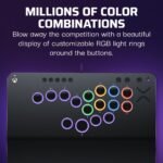 Turtle Beach Victrix Pro KO Leverless All Button Fight Stick, Officially Licensed for Xbox Series X|S, Xbox One, Windows 10/11 PC, Customizable eSports Tournament Ready Arcade Controller, Gray - Image 9