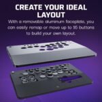 Turtle Beach Victrix Pro KO Leverless All Button Fight Stick, Officially Licensed for Xbox Series X|S, Xbox One, Windows 10/11 PC, Customizable eSports Tournament Ready Arcade Controller, Gray - Image 11