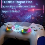 Kamylorus Wired Controller for PS-5/PC, RGB Gaming Controller with Programmable/Remap/Turbo/LED Light Functions, 3.5MM Headphone Jack, Dual Vibration - Image 7