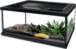 Reptile Glass Terrarium Tank 12"*8"*6",Small Cage Full View with Top Screen Ventilation Habitat Enclosure for Tarantula,Frog,Gecko,Insects,Spiders,Snakes,Hermit Crab,Turtle,Ball Python - Image 8