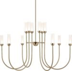 Kichler Moraine LED 12-Light 2-Tier Chandelier, Updated Traditional Light in Champagne Bronze, Sloped Ceiling Compatible, for Foyer or Great Room (27.5" x 40"), 52759CPZLED - Image 3