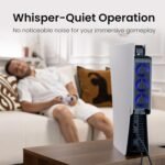 KIWIHOME Cooling Fan for PS5 Accessories, Upgraded Quiet Cooler Fan with Auto Speed, Controller USB3.0 Port & LED for PS5 2020 Only, Not for PlayStation 5 Slim/Pro, White - Image 6