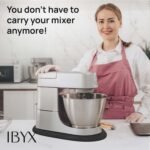 Ibyx Elegant Sliding Tray - Compatible with 4.5 Qt Kitchen Aid Mixer Slider for Counter and Other Heavy Appliances (Black) - Image 7