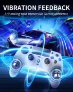 ThinTree Wireless Controller Compatible for PS-5/Pro/Slim/PC, Hall Effect Sticks & 7 RGB LED Mode & haptic Feedback & 1500 mAH Battery & Motion Sensing, 3.5mm Audio Jack - Image 4