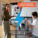 GIDEON Single Outlet Surge Protector with Voltage Protection and Ground Protected Light Indicators, 1800W Mini Wall Socket Smart Plug for Refrigerator, TV, PC and Home Appliances, 15A 120V - Image 6