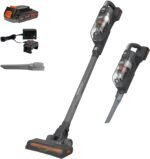 BLACK+DECKER POWERSERIES 20V MAX Cordless Stick Vacuum Cleaner, Household Vacuum Cleaners for Hardwood Floors and Carpet, LED Lights, Detachable, Anti-Tangle, Lightweight, Bagless (BHFEA18D1) - Image 2