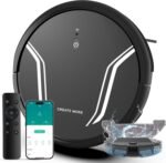 Bagotte Robot Vacuum and Mop Combo, 5000Pa Mopping Robot Vacuum Cleaner with 4-in-1 Robotic Vacuum Cleaner, App & Remote Control, Auto Recharge, WiFi/Alexa/App, Ideal for Hard Floor,Pet Hair - Image 2