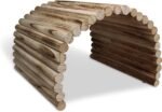 Flexible Wood Hideout - Extra Large - House, Tunnel, Ramp, Bridge, Tube for Guinea Pigs, Ferrets, Hedgehogs, Chinchillas, Small Rabbits, and Other Small Animals - Accessories, Toys, and Supplies - Image 2