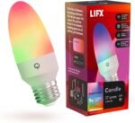 LIFX Color Smart Candle LED Bulb, E26 Base, Wi-Fi RGBW Flame Effect with 26 LED Zones, Dimmable, Flame & Morph Modes, App + Voice Control (Alexa, Google, Siri), 1500K–9000K Tunable White, LFX/ETF - Image 2